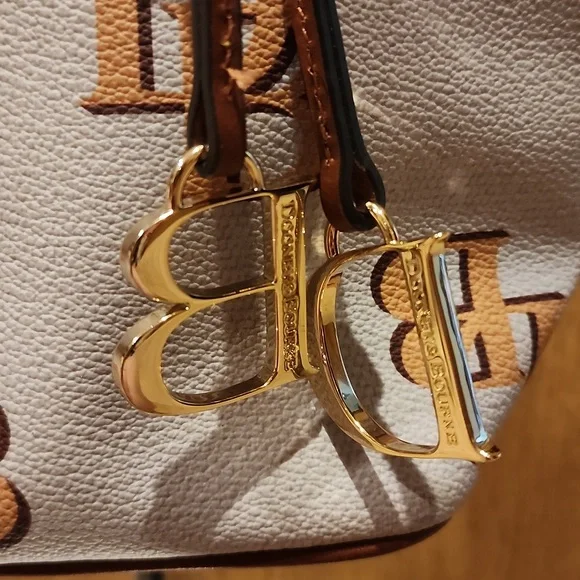 EUC Dooney and Bourke Monogram Small Handle Tote - Picture 4 of 7